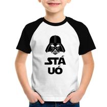 Camiseta Raglan Infantil Stá Uó - Foca na Moda