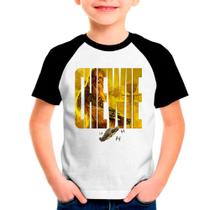Camiseta Raglan Infantil Star Wars Chewie Camiseta Raglan Infantil Star Wars Chewie