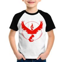 Camiseta Raglan Infantil Team Valor - Foca na Moda