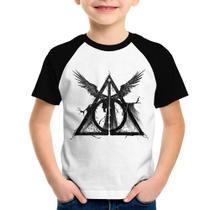 Camiseta Raglan Infantil The Tale of the Three Brothers - Foca na Moda