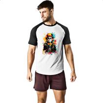 Camiseta Raglan Jack Skeleton Londres Street