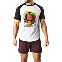 Camiseta Raglan Jamaixa Paixao Reggae Camiseta Raglan Jamaixa Paixao Reggae