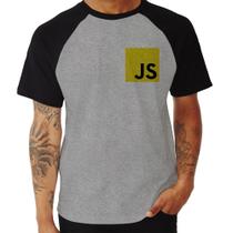 Camiseta Raglan JavaScript - Foca na Moda