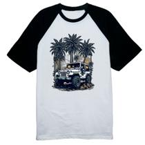 Camiseta Raglan Jeep orffroad 4x4 sunset Camiseta Raglan Jeep orffroad 4x4 sunset