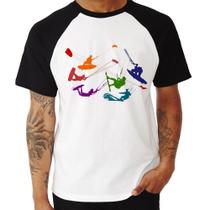 Camiseta Raglan Kite Surf Freestyle - Foca na Moda