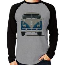 Camiseta Raglan Kombi Vintage Manga Longa - Foca na Moda