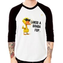Camiseta Raglan Lanso a braba fdp Manga 3/4 - Foca na Moda Camiseta Raglan Lanso a braba fdp Manga 3/4 - Foca na Moda