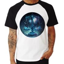 Camiseta Raglan Libra Sígno - Foca na Moda Camiseta Raglan Libra Sígno - Foca na Moda