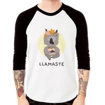 Camiseta Raglan Llamastê Manga 3/4 - Foca na Moda