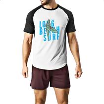 Camiseta Raglan Long Beach Surf Camiseta Raglan Long Beach Surf
