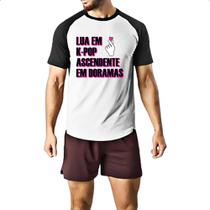 Camiseta Raglan Lua K-Pop Ascendente Doramas