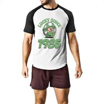 Camiseta Raglan Lucky Since 1985