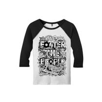 Camiseta Raglan Manga 3/4 Feminina Foster The People
