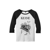 Camiseta Raglan Manga 3/4 Feminina Keane Somewhere Only We Know