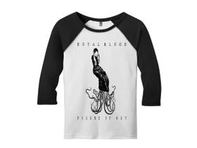 Camiseta Raglan Manga 3/4 Feminina Royal Blood Figure It Out