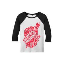 Camiseta Raglan Manga 3/4 Feminina The Strokes