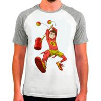 Camiseta Raglan Masculina Branca Chaves 10 - DESIGN CAMISETAS