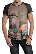 Camiseta Raglan Masculina Breaking Bad Rick And Morty Ref607