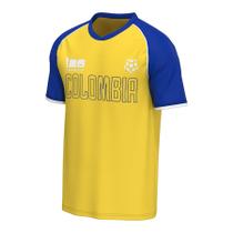 Camiseta Raglan Masculina de Futebol Colômbia XXG Outerstuff Camiseta Raglan Masculina de Futebol Colômbia XXG Outerstuff