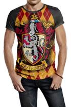 Camiseta Raglan Masculina Harry Potter Gryffindor Ref:75