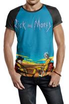 Camiseta Raglan Masculina Rick And Morty Breaking Bad Ref605