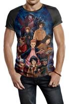 Camiseta Raglan Masculina Stranger Things Ref:84 Camiseta Raglan Masculina Stranger Things Ref:84