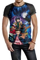 Camiseta Raglan Masculina Stranger Things Ref:86 Camiseta Raglan Masculina Stranger Things Ref:86