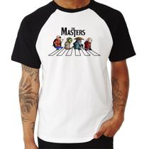 Camiseta Raglan Mestre Kame Yoda Magos Dohko Geek Nerd Séries