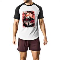 Camiseta Raglan Montanha Fugi Japao 1 Camiseta Raglan Montanha Fugi Japao 1