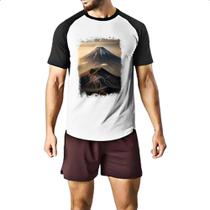 Camiseta Raglan Montanha Fugi Japao 6