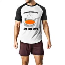 Camiseta Raglan Mosca na Sopa Camiseta Raglan Mosca na Sopa
