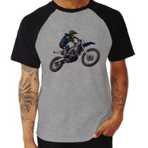 Camiseta Raglan Motocross Manobra Freestyle - Foca na Moda