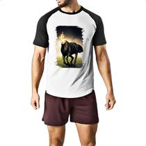 Camiseta Raglan Mula sem cabeca Camiseta Raglan Mula sem cabeca
