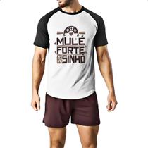 Camiseta Raglan Mulher forte sim senhor Camiseta Raglan Mulher forte sim senhor