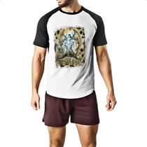 Camiseta Raglan Necronomicon Fragmento Succubus