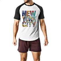 Camiseta Raglan New York City Elementos