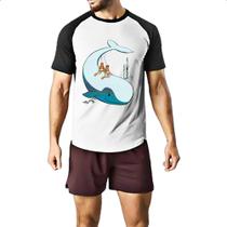 Camiseta Raglan Nostalgia Moby Dick Camiseta Raglan Nostalgia Moby Dick