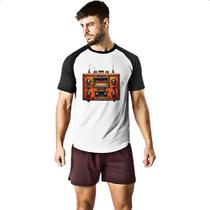 Camiseta Raglan Old School Radio