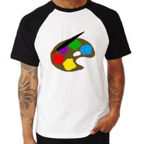 Camiseta Raglan Paint Colors Artboard - Foca na Moda