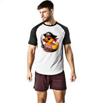 Camiseta Raglan Patinho de borracha Pirata