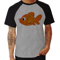 Camiseta Raglan Peixinho Brinquedo - Foca na Moda