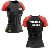 Camiseta Raglan Personal Trainer Dry Fit Proteção Uv Camiseta Raglan Personal Trainer Dry Fit Proteção Uv
