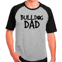 Camiseta Raglan Pet Dog Buldogue Francês Branca Preto Masc06