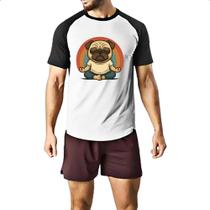 Camiseta Raglan Pug Adamaste