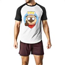 Camiseta Raglan Pug Mal Educado Camiseta Raglan Pug Mal Educado
