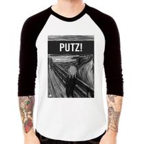 Camiseta Raglan PUTZ! Manga 3/4 - Foca na Moda