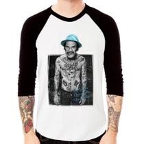 Camiseta Raglan Que que foi, que que foi, que que há Manga 3/4 - Foca na Moda