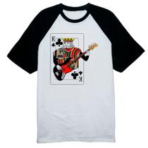 Camiseta Raglan Rei de Paus do Rock