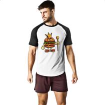 Camiseta Raglan Rei Hamburguer