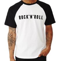 Camiseta Raglan Rock 'n' Roll - Foca na Moda Camiseta Raglan Rock 'n' Roll - Foca na Moda